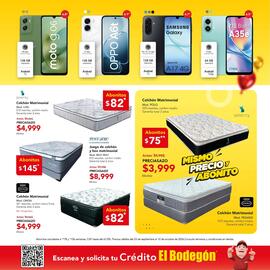 Catálogo El Bodegón semana 41 Página 6: Serenity Colchón Matrimonial €4.999,00, ZTE Blade A35e €259,00