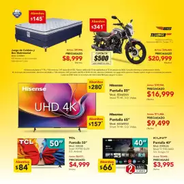 Catálogo El Bodegón semana 41 Página 2: Hisense UHD 4K €157,00, Spring Air Juego de Colchón y Box Matrimonial €8.999,00