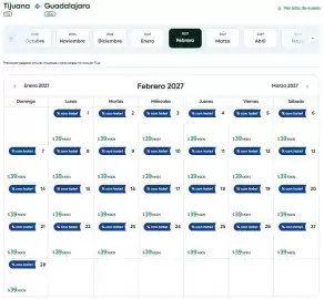 Catálogo VivaAerobus Página 1