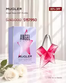 Catálogo Perfumerías Rouge Página 2: MUGLER Angel Nova EDP Fruitée $243.000 $157.950 /18 Oct ANGEL NOVA e 25 mL MUGLER EAU