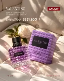 Catálogo Perfumerías Rouge Página 4: VALENTINO Born In Roma Purple Melancholia Donna EDP $439.000 $351.200 /18 Oct 20% OFF