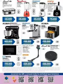 Catálogo Casa del Audio Página 10: Peabody licuadora €65.000,00, Moulinex licuadora €45.000,00
