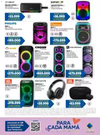 Catálogo Casa del Audio Página 19: Panacom parlante portatil €36.999,00, Aiwa auricular €39.999,00