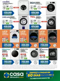 Catálogo Casa del Audio Página 24: Codini lavarropas automático €439.999,00, Bgh lavarropas automático €499.999,00