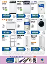 Catálogo Casa del Audio Página 25: Whirlpool lavarropas automático €729.999,00, Codini lavarropas semi automático €181.999,00