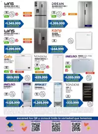 Catálogo Casa del Audio Página 26: Drean heladera side by side €1.359.999,00, Wins heladera side by side €1.349.999,00