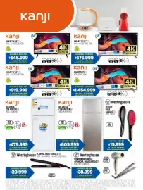 Catálogo Casa del Audio Página 8: Kanji heladera con freezer €609.999,00, Westinghouse cepillo para cabello €19.999,00
