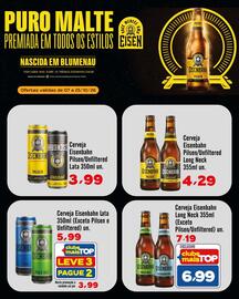 Encarte Rede Top Página 4: Cerveja Eisenbahn Lata €3,99, Cerveja Eisenbahn Pilsen/Unfiltered €4,29