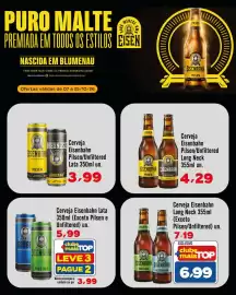 Encarte Rede Top Página 4: Cerveja Eisenbahn Lata €3,99, Cerveja Eisenbahn Pilsen/Unfiltered €4,29