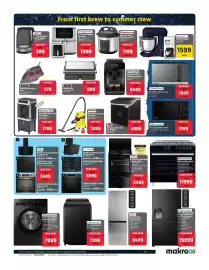 Makro catalogue Page 9: Russell Hobbs 7.5 L Nexus Digital Air Fryer €1.099,00, Eiger Health Grill €999,00