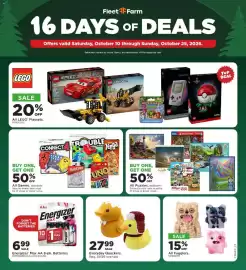 Mills Fleet Farm weekly ad Page 1: All Games, Everyday Quackerz. €27,99