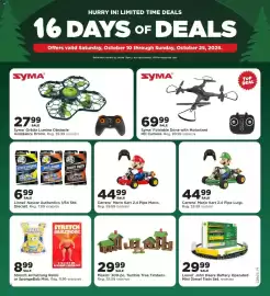 Mills Fleet Farm weekly ad Page 3: Syma Foldable Drone with Motorized HD Camera €69,99