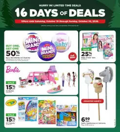 Mills Fleet Farm weekly ad Page 4: Zuru Mini Brands or 5 Suprise, Make it Real Sets
