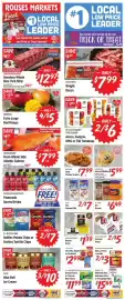 Rouses weekly ad week 41 Page 2: Blue Bell Ice Cream €10,00, Sara Lee Bread €5,00