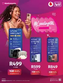 Vodacom catalogue Page 1: Vivo V70 €849,00, Vivo V70 FE €599,00