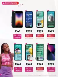 Vodacom catalogue Page 20: Vivo YO5 128GB €399,00, HONOR X6C €399,00