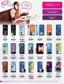 Vodacom catalogue Page 22: Vivo Y05e €2.299,00, IPhone SE 2022 64GB €3.599,00