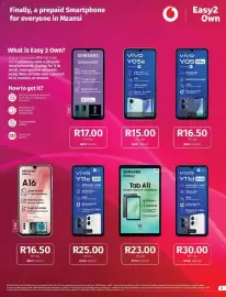 Vodacom catalogue Page 3: Finally, a prepaid Smartphone for everyone in Mzansi O Easy2 Own What is Easy 2 Own? It is a