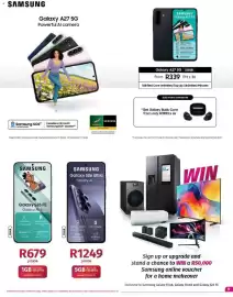 Vodacom catalogue Page 9: Samsung Galaxy S26 FE €679,00, SAMSUNG Galaxy S26 Ultra €1.249,00