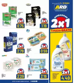 Volantino Ard Discount Pagina 3: Piatti riutilizzabili Ognidi €2,29, Paté per gatti sterilizzati Purams Pesce/Tacchino €0,59