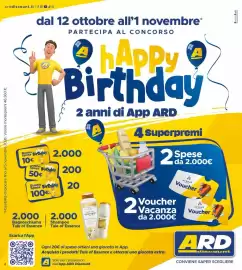 Volantino Ard Discount Pagina 4: *Possibilità di giocare fino al 5 novembre 2026. Valore montepremi 46.360 €. arddiscount.it