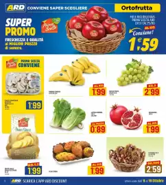 Volantino Ard Discount Pagina 6: Uva da tavola Italia Cat.II €2,99, Castagne Cat.II €2,59