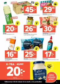 Coop Extra reklamblad vecka 42 Sida 3: Svenskt smör €45,00, Pulled Pork €29,90