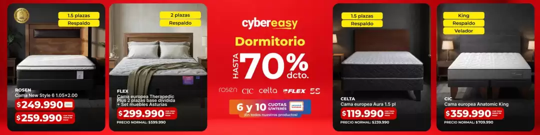Catálogo Easy Página 6: Rosen - cama new style 6 1.05x2,00 €249.990,00