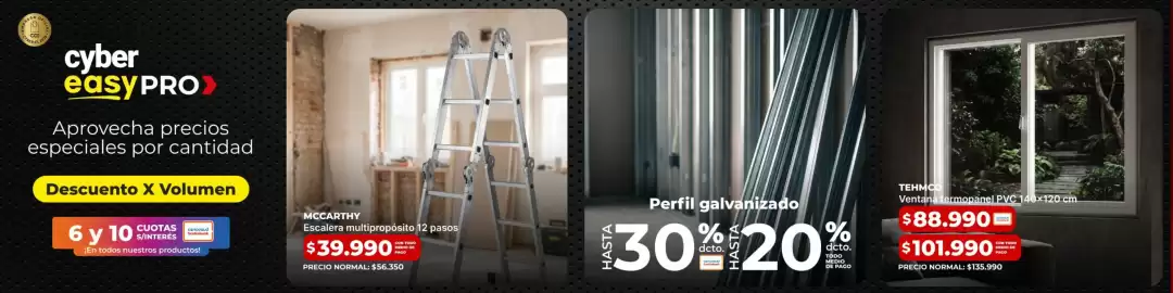 Catálogo Easy Página 9: Ventana termopanel pvc €88.990,00