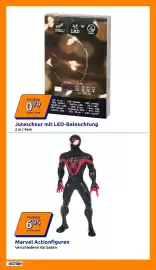 Action Flugblatt woche 41 Seite 12: Marvel Actionfiguren €6,95, Juteschnur mit LED-Beleuchtung €0,79