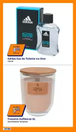 Action Flugblatt woche 41 Seite 2: Treewick Duftkerze XL €5,95, Adidas Eau de Toilette Ice Dive €4,49