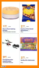 Action Flugblatt woche 41 Seite 20: Ferngesteuerter Hubschrauber €9,95, Max & More Setting Powder €1,99