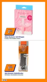 Action Flugblatt woche 41 Seite 23: Silea Rasierer mit Klingen €2,49, Werckmann Kabelbinder €1,49