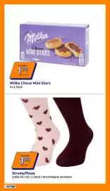 Action Flugblatt woche 41 Seite 9: Milka Choco Mini Stars €1,79, Strumpfhose €3,99