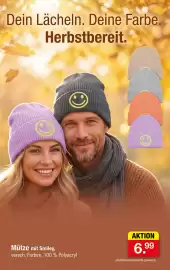 Zimmermann Prospekt woche 42 Seite 15: Mütze mit Smiley €6,99