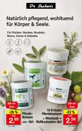 Zimmermann Prospekt woche 42 Seite 6: Dr. Seckers 10 Kräuter Pferdebalsam o. Weinlaub + Robkastanien-Gel €2,59