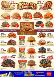 Nesto catalogue Page 9: SIZZ 38.00 24.99 KILLER PRICE ROASTERY DELIGHTS B.9.99 PRICE Pistachio Roasted Big 500Gm 27.50 18%
