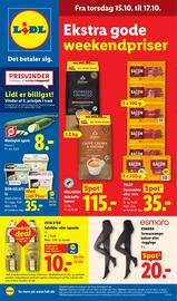 Lidl tilbudsavis uge 42 Side 40: Økologisk agurk €8,00, Esmara Termostrømpe-bukser eller -leggings €20,00