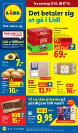 Lidl tilbudsavis uge 42 Side 1: Lidl kartofler €10,00, Lidl Softkerne-rugbrød €15,00