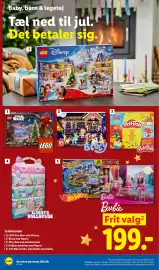 Lidl tilbudsavis uge 42 Side 17: Play-Doh adventskalender €12,95, Barbie Frit valg €199,00