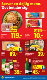 Lidl tilbudsavis uge 42 Side 36: Caveneta Hvid-, rød- eller rosévin €39,00, Havblå Laksefilet €89,00