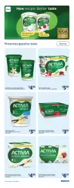 Walmart flyer week 41 Page 23: Activia yogurt tubs €3,87, Activia probiotic yogurt €5,96