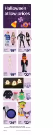 Walmart flyer week 41 Page 4: Halloween inflatables €22,98, Poseable skeleton decoration €19,98