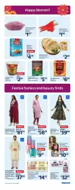 Walmart flyer week 41 Page 8: Lijjat jeera papad €2,24, Dweep Sara green rayon fit & flare gown €39,99