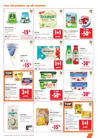 Colruyt folder Pagina 13: Boursin plant-based garlic & herbes €3,75, Becel Proactiv original €3,98