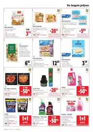 Colruyt folder Pagina 14: Dettol alle onderhoudsproducten €8,84, Boni Selection zeevruchtencocktail €12,49