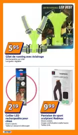 Catalogue Action semaine 41 page 16: LED VEST €5,95, LED DOG COLLAR €2,19