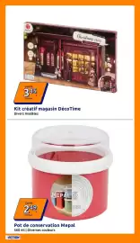 Catalogue Action semaine 41 page 18: DécoTime Kit créatif magasin €3,45, Mepal Pot de conservation €2,49