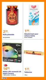 Catalogue Action semaine 41 page 22: Valma Désodorisant pour voiture €1,99, 川南 Huile pimentée €2,39