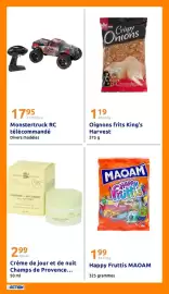 Catalogue Action semaine 41 page 25: Champs de Provence Crème de jour et de nuit €2,99, MAOAM Happy Fruttis €1,99